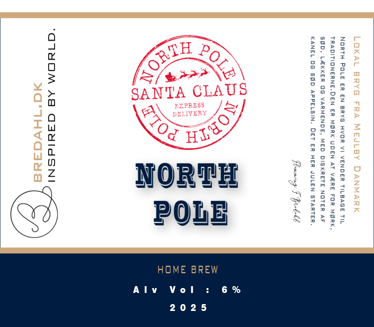 Etiket for North Pole