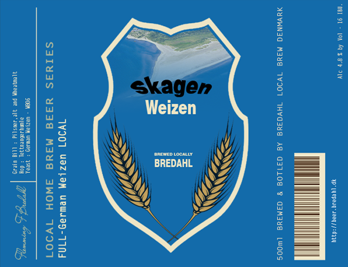 Etiket for Skagen Wheat