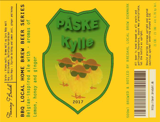 Etiket for Påske Kylle