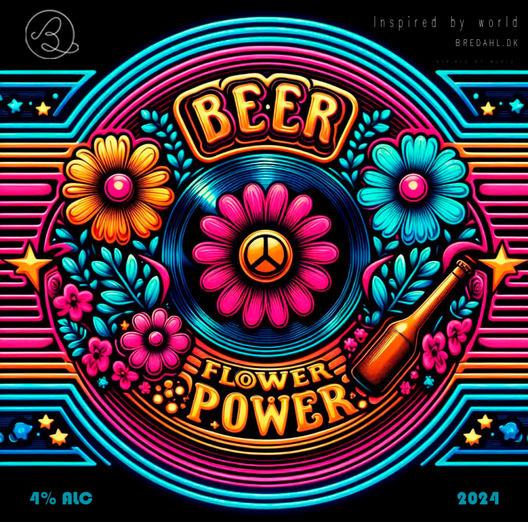 Etiket for Flower Power